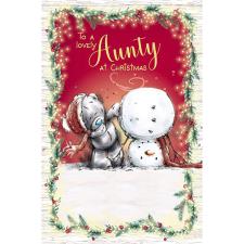 Lovely Aunty Me to You Bear Christmas Card Image Preview